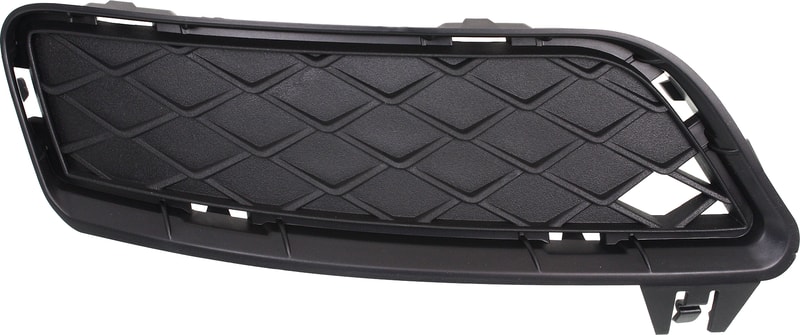 Front Bumper Grille for BMW X3 2011-2014, Left (Driver) Side, Outer, without M Package, without Parking Distance Control Sensor Holes, Replacement