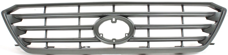 Grille for Toyota Highlander 2008-2010, Painted Gray Shell and Insert, Suitable for Base/SE Models, Replacement
