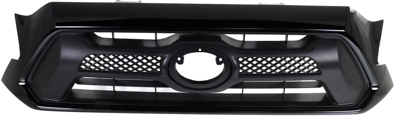 Replacement Grille for Toyota Tacoma 2012-2015, Painted Black Shell and Insert, Code 202