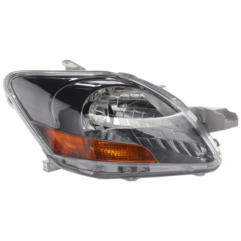 Headlight Right (Passenger) for Toyota Yaris 2007-2011, Lens and Housing, with Sport Package, Base/S Models, for Sedan, Replacement