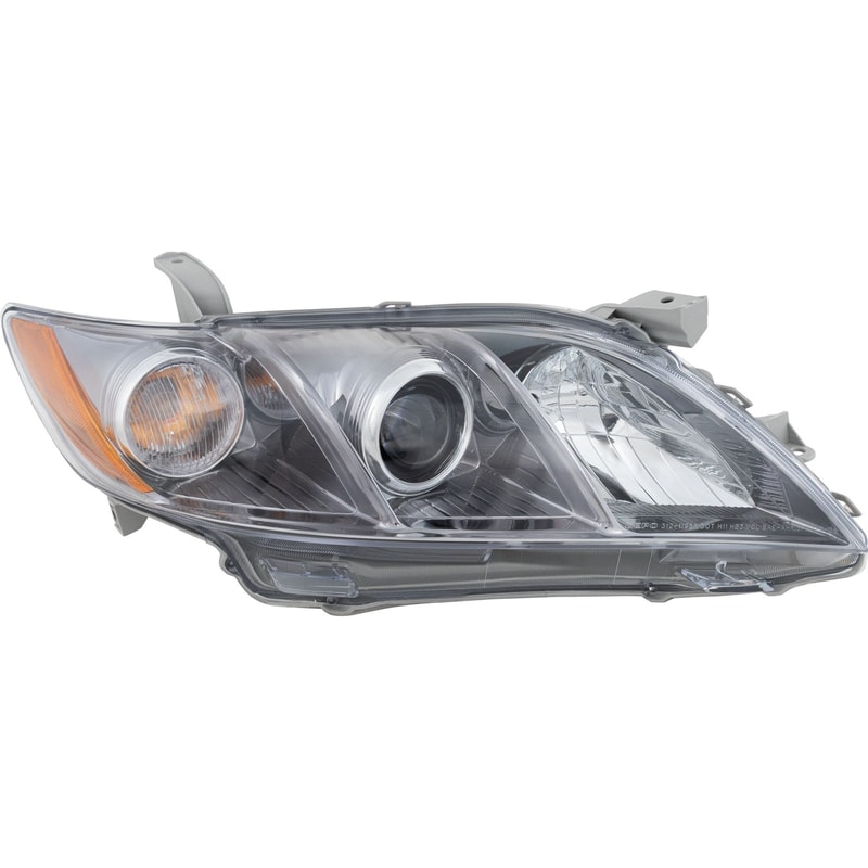 Headlight Assembly for Toyota Camry SE Model (2007-2009), Right (Passenger), Halogen, USA Built Vehicle, Replacement