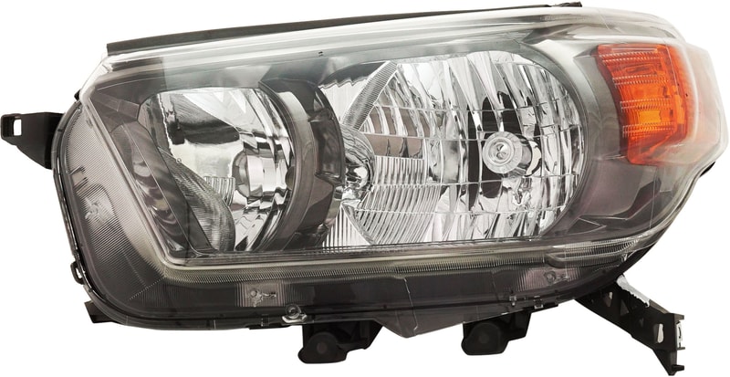 Headlight for Toyota 4Runner 2010-2013, Left (Driver), Lens and Housing, (SR5, with Trail Package)/Trail Models, Replacement