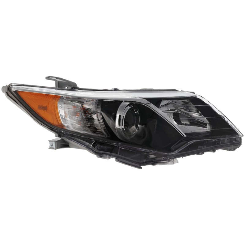 Headlight Assembly for Toyota Camry 2012-2014 Right (Passenger), Halogen, SE/Sport Models, Not for Hybrid Model, Replacement