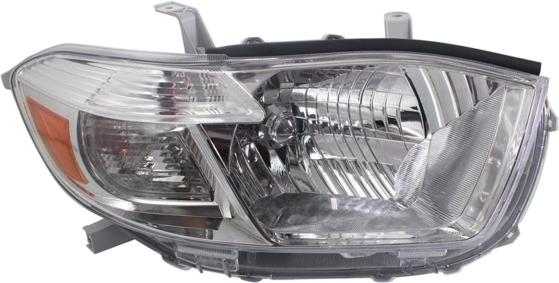 Headlight Assembly for 2010 Toyota Highlander, Right (Passenger) Halogen Light, Base/Limited/SE Model, USA Built Vehicle, Replacement