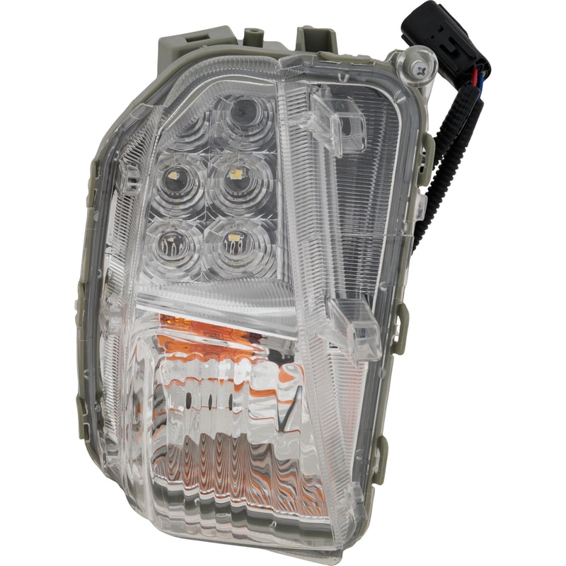 LED Signal Light for Toyota Prius/Prius Plug-in 2012-2015, Right (Passenger), Lens and Housing, Plug-in Model with Daytime Running Light, Replacement