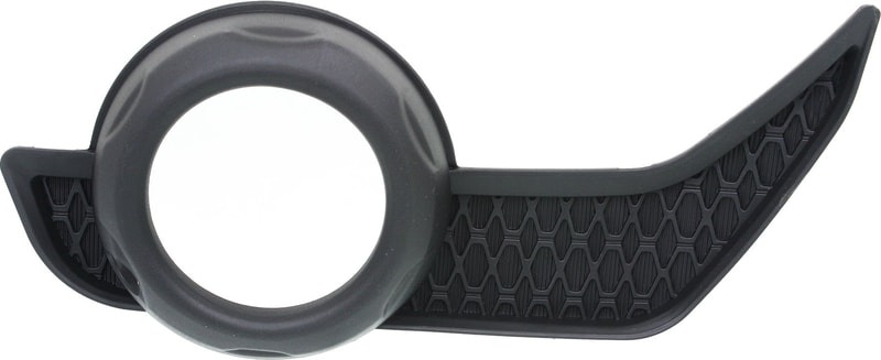 Front Fog Light Molding for Toyota 4Runner 2014-2020, Left (Driver) Side, Textured Black, without Chrome Trim, Replacement