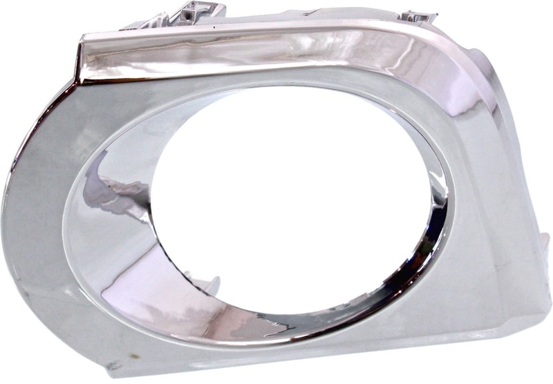 Front Fog Light Molding for Toyota 4Runner 2010-2013, Left (Driver), Chrome with Chrome Trim and Appearance Package, Replacement