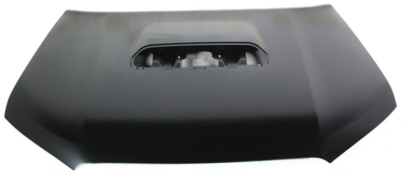 Hood Panel with Scoop for Toyota 4Runner, Steel, Fits 2010-2023 Models, Replacement (CAPA Certified)