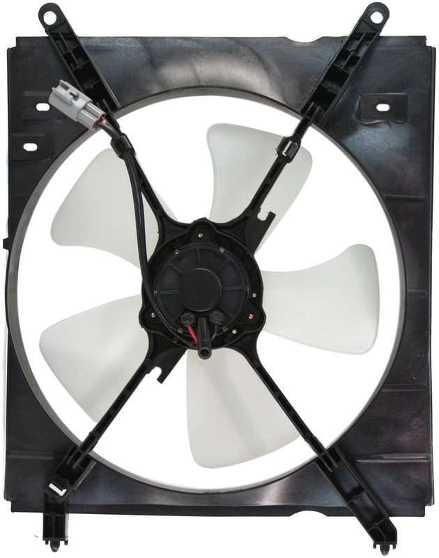 Radiator Fan Shroud Assembly for Toyota Camry 1997-1999 / Solara 1999, Left Side, 4 Cylinder, Replacement