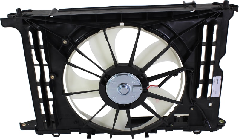 Radiator Fan Assembly for Toyota Corolla 2009-2013, Single Fan, 1.8L Engine, with Shroud Cover, without Control Module, Replacement