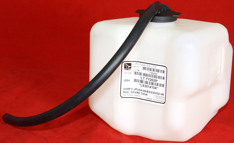 Coolant Tank (Radiator Spare Tank) for 2004-2006 V6 Toyota Camry/ Lexus ES330, Japan Built Vehicle, Replacement