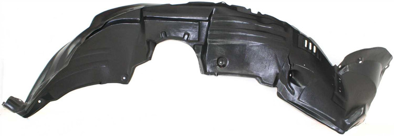 Front Fender Liner for Toyota Highlander 2008-2010, Right (Passenger) Side, Plastic, Vacuum Form, Excludes Hybrid Model, Replacement