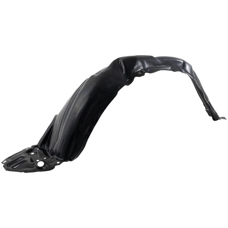 Front Fender Liner for Toyota Prius C 2012-2014, Type 2, Vacuum Form, Left (Driver), Plastic without Insulation Foam, Replacement