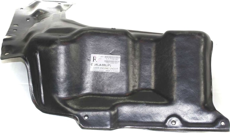 Engine Splash Shield for Toyota Corolla 2009-2013, Right (Passenger) Side Under Cover, Auto Transmission, Built in Japan, Replacement