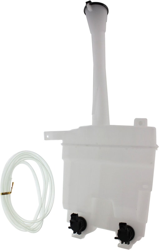 Washer Reservoir Assembly for Toyota Matrix 2009-2013, with Dual Pump and Cap, 2.4L/1.8L Engine, Includes Rear Wiper, Built in USA, Replacement