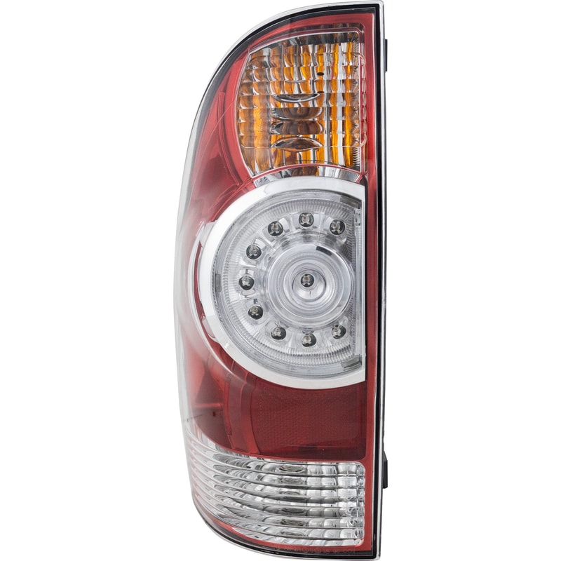Tail Light Assembly for 2009-2015 Toyota Tacoma, LED, Clear Lens, Left (Driver) Side, Replacement