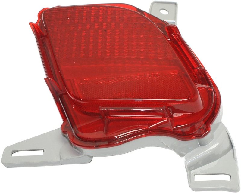 Rear Bumper Reflector Light for Toyota Highlander 2014-2019, Right (Passenger) Side, Fits Hybrid Models 2014-2017, Replacement
