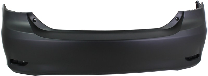 Rear Bumper Cover for Toyota Corolla 2011-2013, Primed (Ready to Paint), without Spoiler Holes, Suitable for Japan Built Vehicle, Replacement