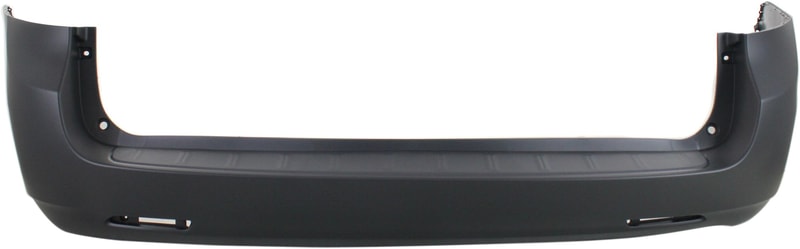 Rear Bumper Cover for Toyota Sienna 2011-2020, Primed (Ready to Paint), Excluding SE/SE Premium Models, without Park Distance Control Sensor Holes, Replacement