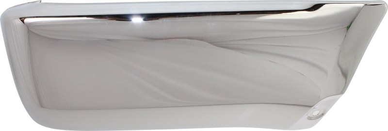 Rear Bumper End for Toyota 4Runner Base/SR5 Models 1996-2002, Right (Passenger) Side, Chrome, Steel, Without Fender Flares, Replacement