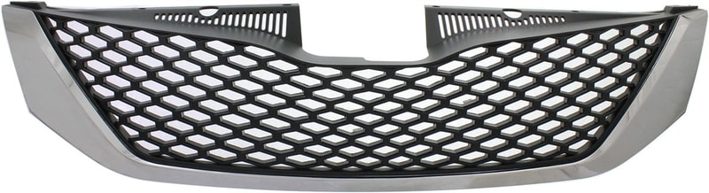Grille for Toyota Sienna 2011-2017 SE Model, Chrome Shell with Black Insert, Excludes Radar Cruise Control, Replacement