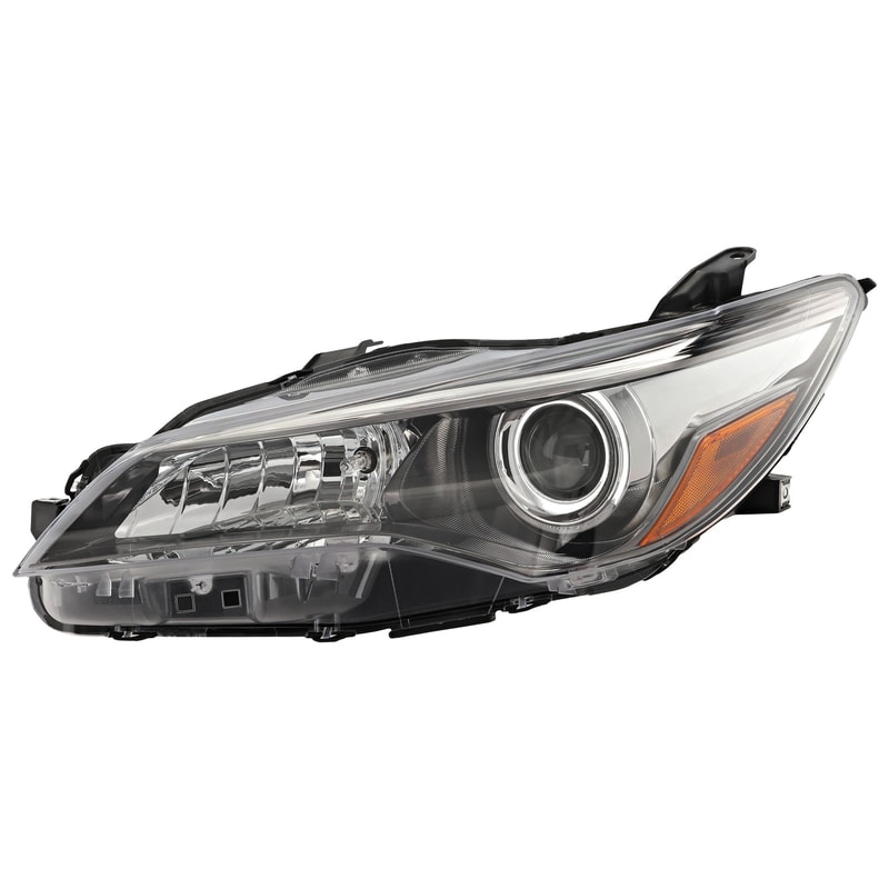 Headlight Assembly for Toyota Camry 2015-2017, Left (Driver), Halogen, For SE/XSE/Special Edition Models, Replacement