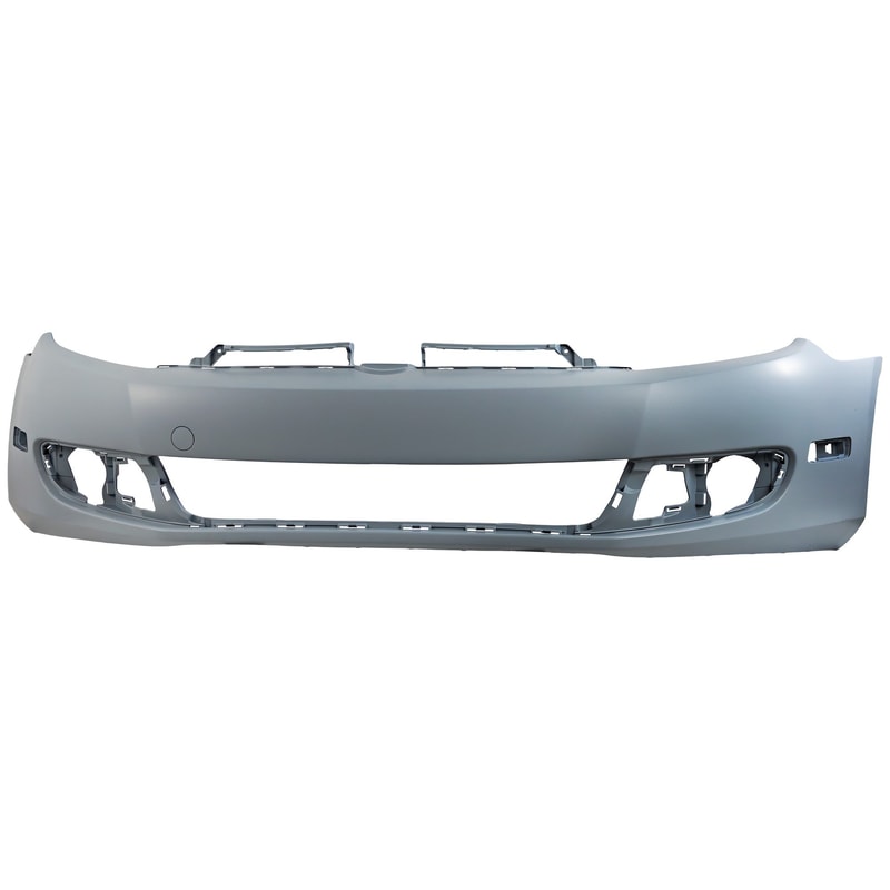 Front Bumper Cover for Volkswagen Golf/Jetta Wagon 2010-2014, Primed (Ready to Paint), Plastic, Replacement