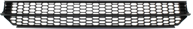 Front Bumper Grille for Volkswagen Passat 2012-2015, Center Positioned, Gray, Lower Section, Replacement