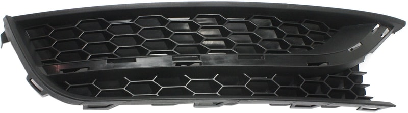 Fog Light Cover for Volkswagen Passat 2012-2015, Right (Passenger), Lower Outer, Textured Dark Gray, USA Built, Replacement