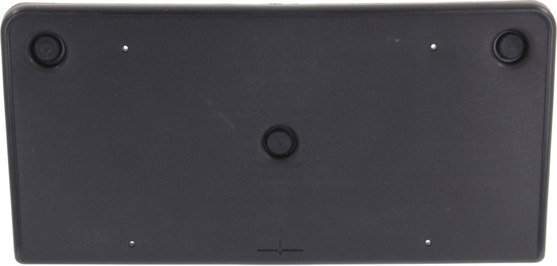 Front License Plate Bracket for Volkswagen Jetta Sedan, 2011-2014, Textured Black, Replacement