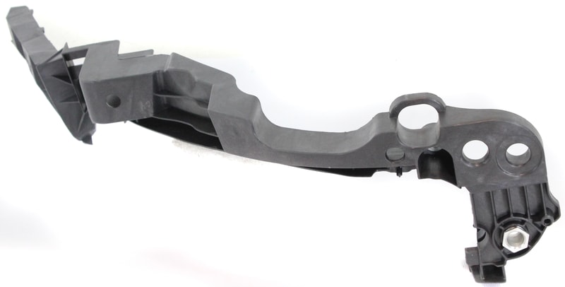 Front Bumper Bracket for Volkswagen Golf/GTI 2010-2014, Left (Driver), Outer Cover Locating Guide, Plastic, Hatchback, Replacement