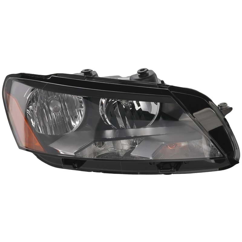 Headlight Assembly for Volkswagen Passat 2012-2015, Right (Passenger), Halogen, From 3-21-11, Replacement