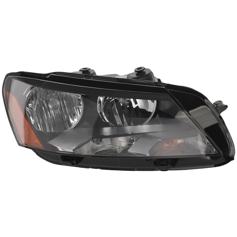 Headlight Assembly for Volkswagen Passat 2012-2015, Right (Passenger), Halogen, From 3-21-11, Replacement
