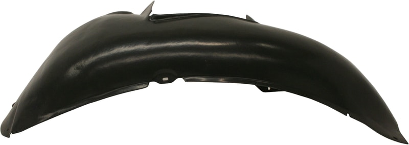 Front Fender Liner for Volkswagen Passat CC 2009-2012, Right (Passenger) Side, Rear Section, Constructed with Vacuum Formed Plastic, Replacement