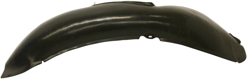 Front Fender Liner for Volkswagen Passat CC 2009-2012, Left (Driver) Rear Section, Vacuum Formed Plastic, Replacement