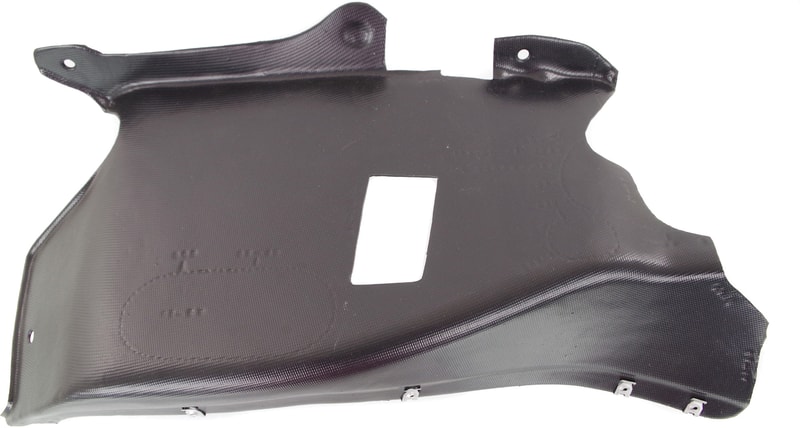 Engine Splash Shield for 2003-2005 New Beetle, Under Cover, Right (Passenger), Convertible, Compatible with 2.0L/1.8L Engines, Replacement