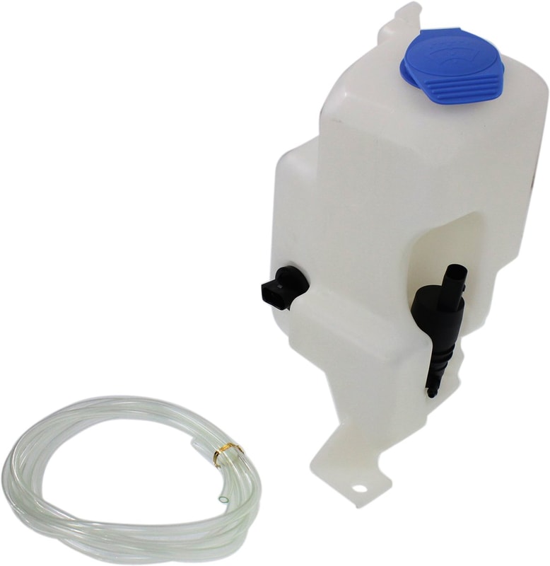 Washer Reservoir Assembly for Volkswagen Golf 1999-2010, R32 Model, with Pump, Cap, and Sensor Hole, Built for Brazil/Germany Vehicles, Replacement