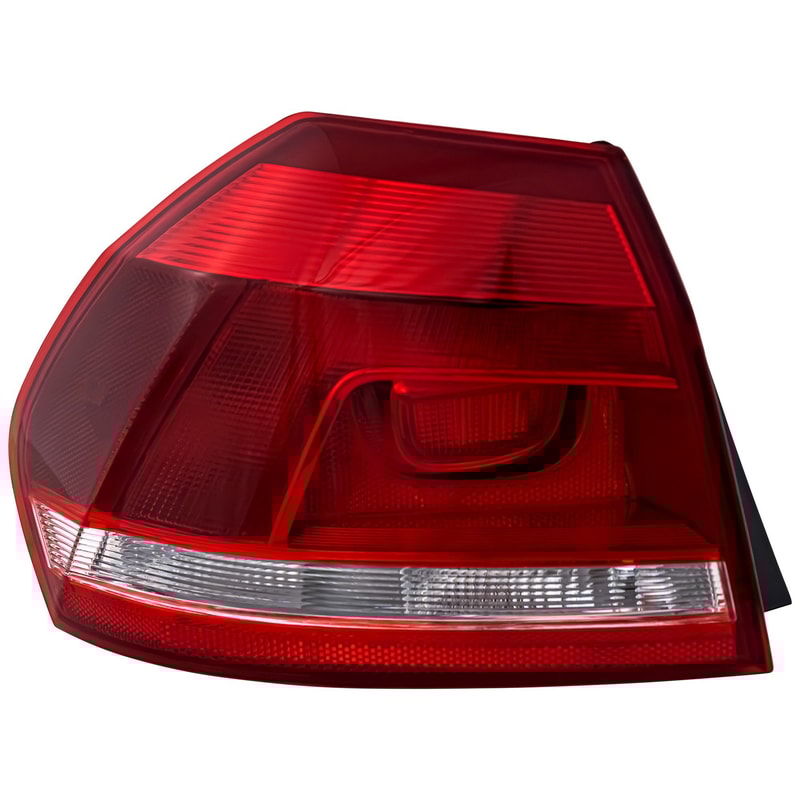 Tail Light Assembly for Volkswagen Passat 2012-2015, Left (Driver), Outer, Replacement