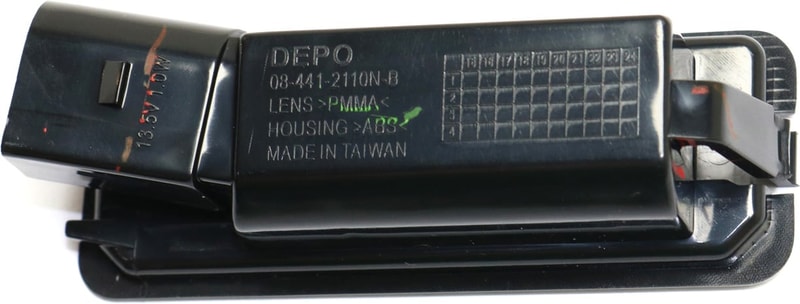 Rear License Plate LED Light for Volkswagen Golf 2015-2020, Porsche 911 2012-2019, CC 2013-2017, GTI 2010-2020, Right (Passenger) = Left (Driver), Replacement