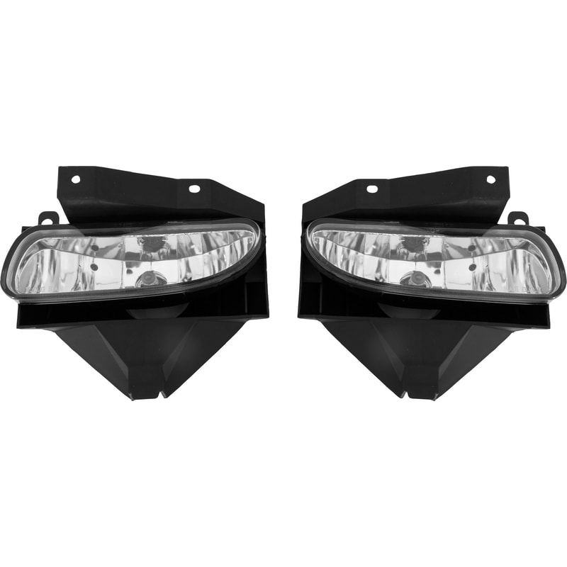 Fog Light Assembly for Ford Mustang 1999-2004, Right (Passenger) and Left (Driver), Halogen, Clear Lens, Replacement
