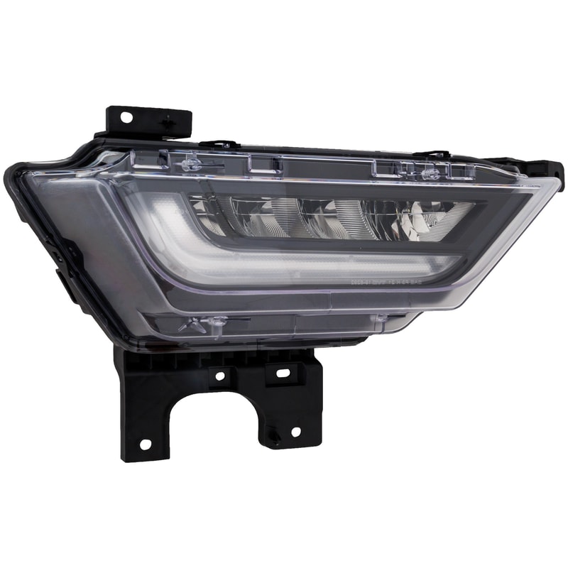 Front Fog Light Assembly for Ford F-150 2021-2023, Right (Passenger), LED, Hybrid 2021-2021, Replacement