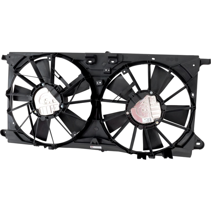 Radiator Fan Assembly for Ford F-150 2021-2023, Expedition 2022, Dual Fan, Excludes 3.0L Engines, F-150 Models up to 9-22-2021, Replacement