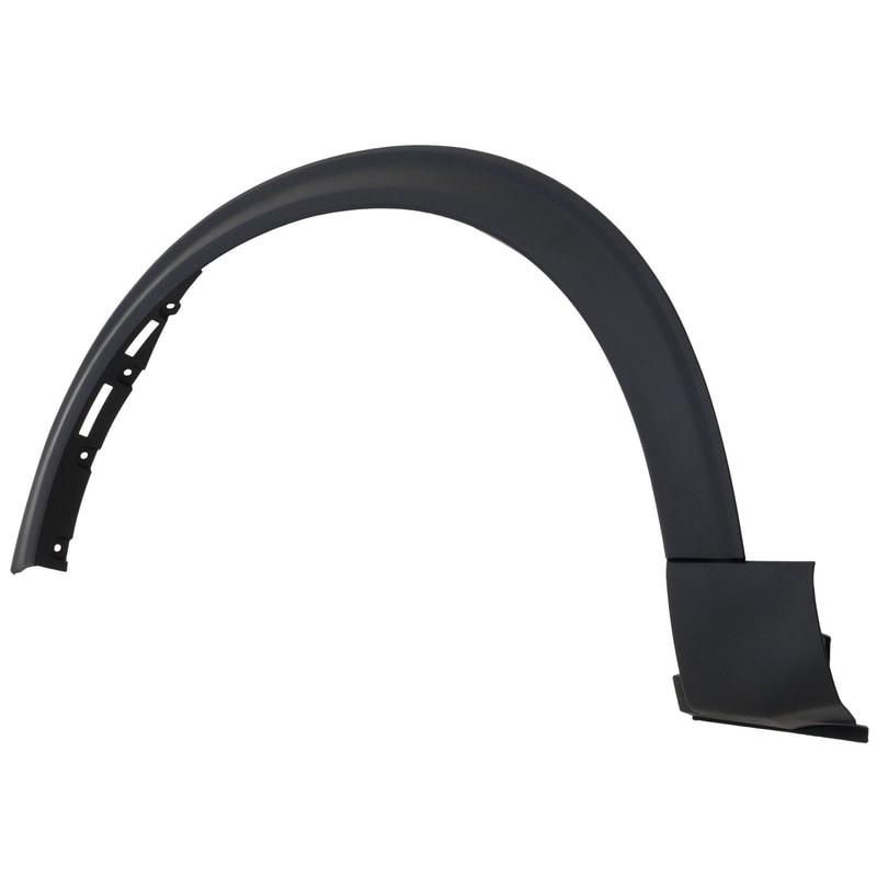 Textured Black Front Wheel Opening Molding for 2020-2023 Ford Explorer (without Park Assist Sensor Holes, Until April 6, 2021), Police Interceptor Utility, Left (Driver), Replacement