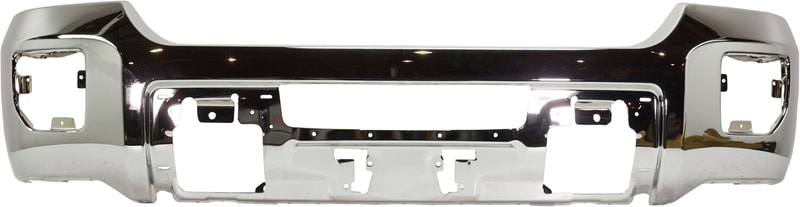 Front Bumper for GMC Sierra 2500 HD/3500 HD 2015-2019, Chrome, without Parking Aid Sensor Holes, Replacement