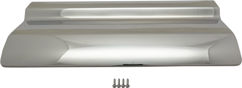 Front License Plate Bracket for GMC Sierra 2500 HD/3500 HD 2015-2019, Chrome, Replacement