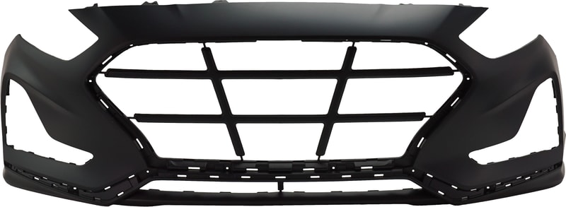 Front Bumper Cover for Hyundai Sonata 2018-2019, Primed (Ready to Paint), Not for Hybrid and Sport Models, Replacement (CAPA Certified)
