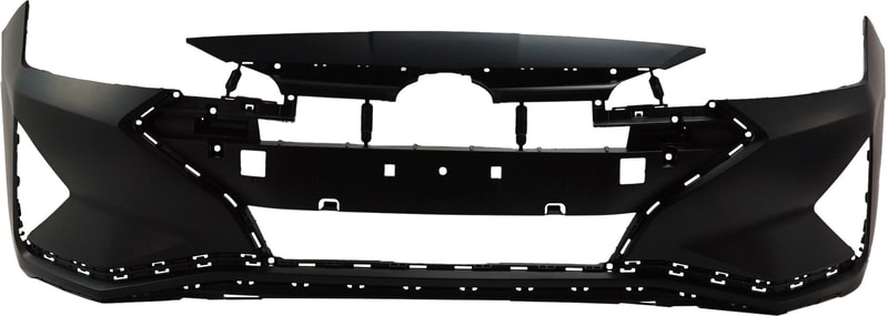 Front Bumper Cover for Hyundai Elantra, 2019-2020, Primed (Ready to Paint), Suitable for USA Built Vehicle, Replacement