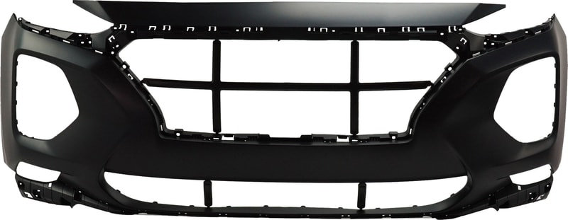 Front Bumper Cover for Hyundai Santa Fe 2019-2020, Upper Section, Primed (Ready to Paint), Replacement