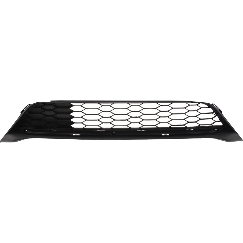 Front Bumper Grille for 2016-2017 Honda Accord, Textured Black, Without Collision Warning, Sedan Model, Excluding Hybrid, Replacement (CAPA Certified)