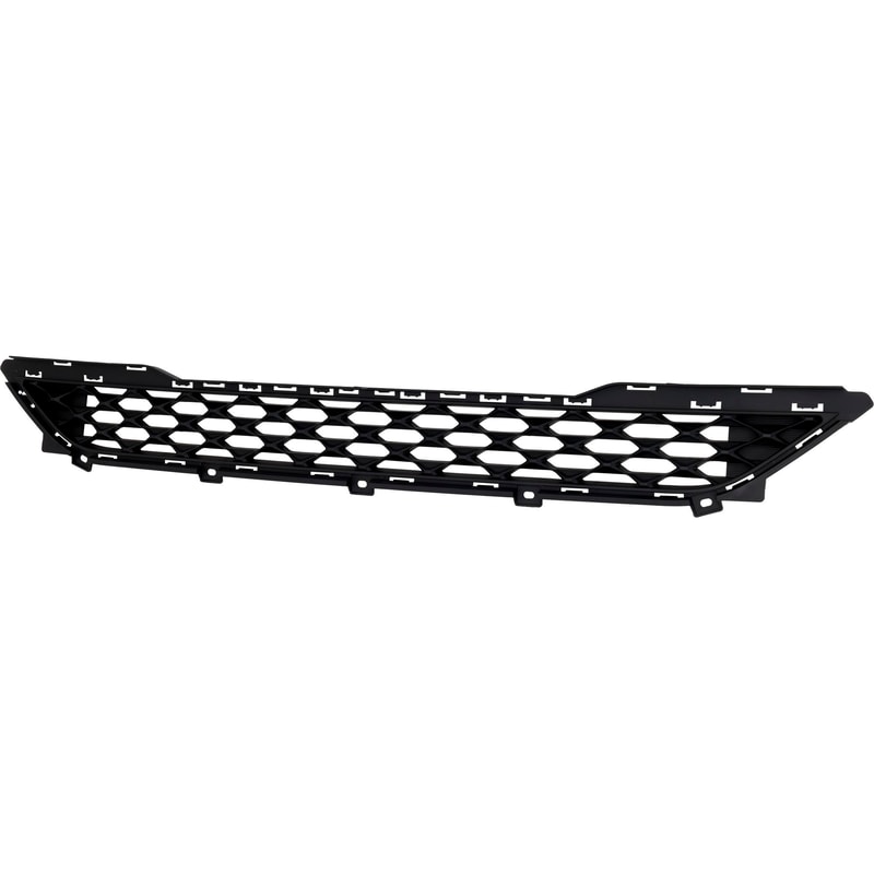 Front Bumper Grille for Tucson 2019-2021, Lower Position in Matte Dark Gray, without Pedestrian Recognition, Replacement